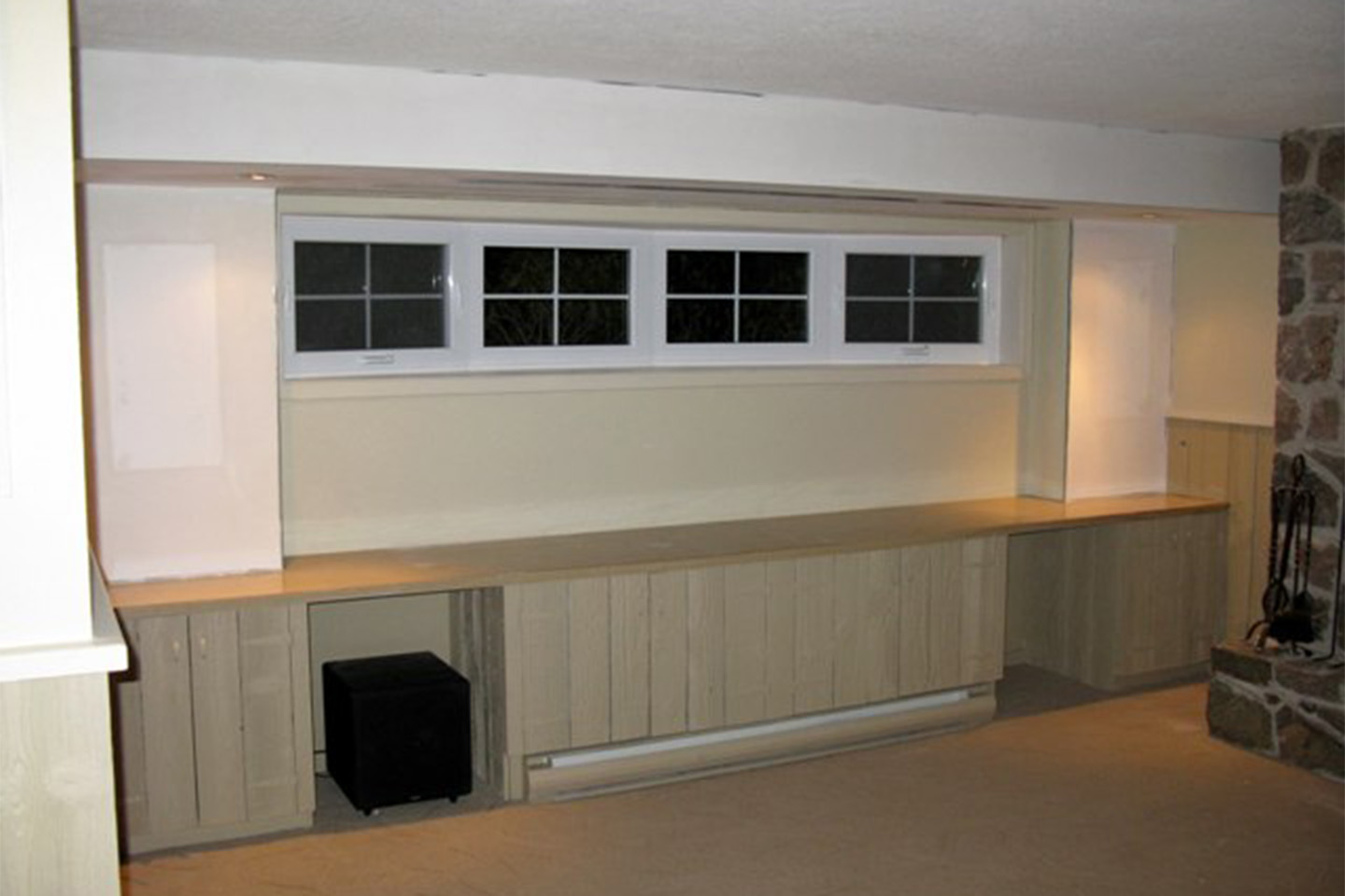6. In-Wall Speakers and Retractable Screen