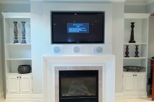 TV Install with 3 In-wall speakers