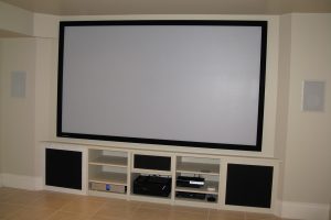 Custom Cabinetry and Projection System by Toronto Home Theater